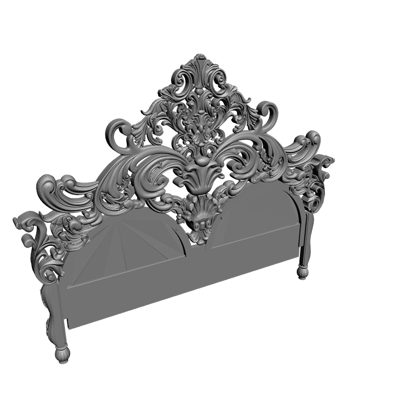 картинка Кровать M4-024 3D-STL.COM