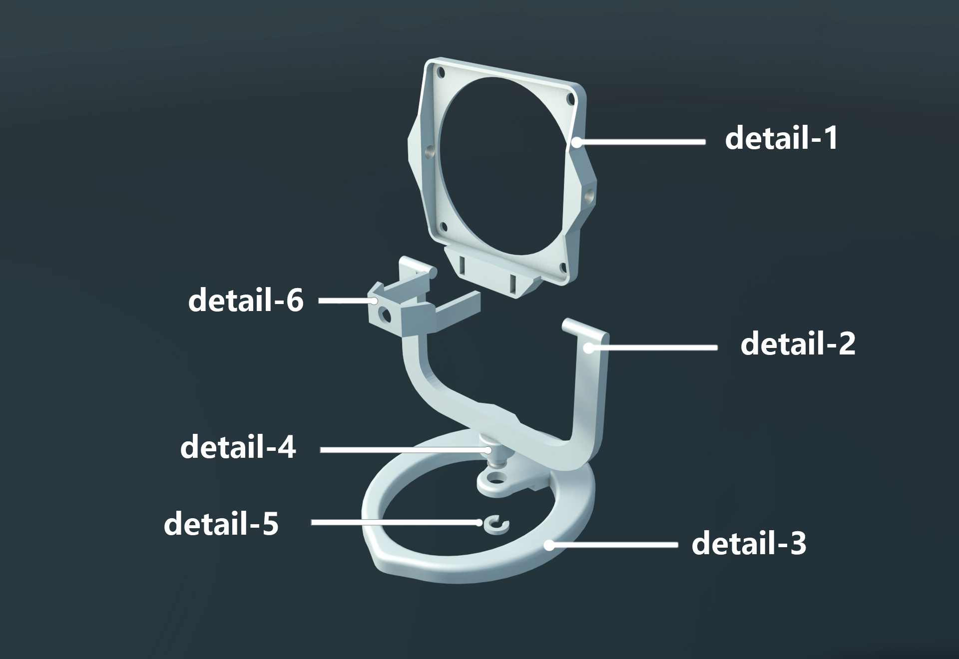 картинка Настольный вентилятор 3D-STL.COM