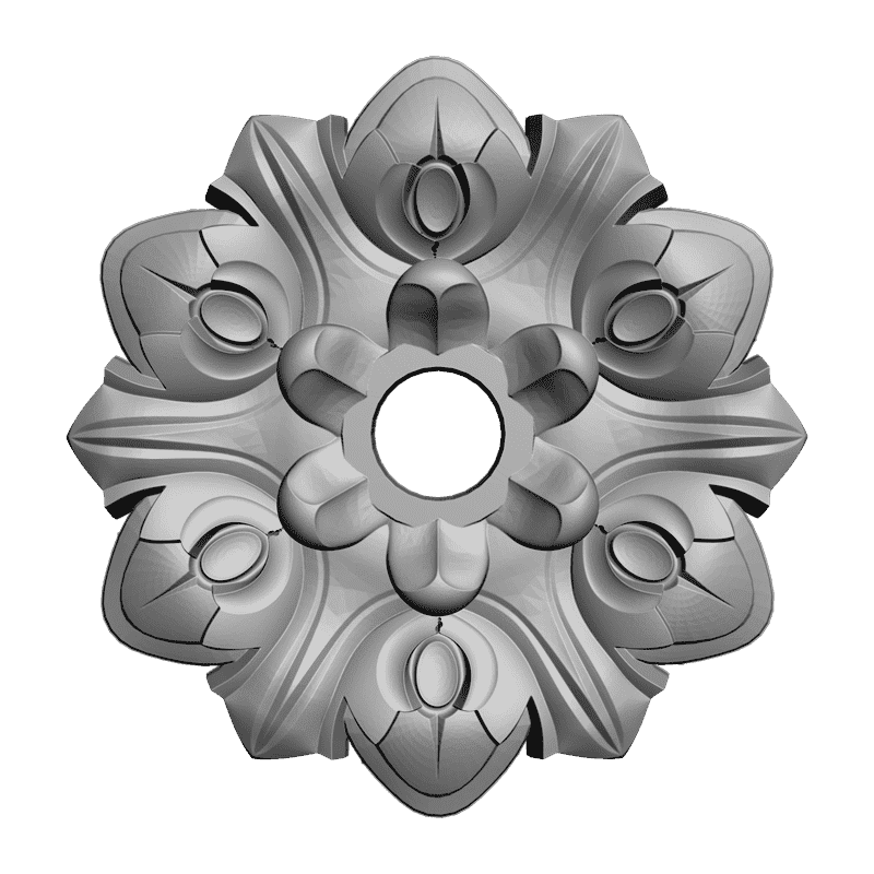 картинка Розетка резная D16-106 3D-STL.COM