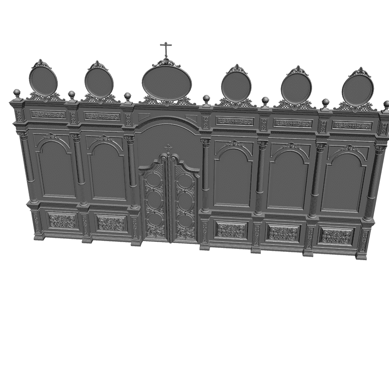 картинка Иконостас V2-006 3D-STL.COM