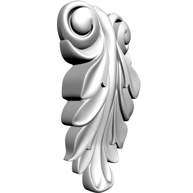 картинка Кронштейн резной D9-187 3D-STL.COM