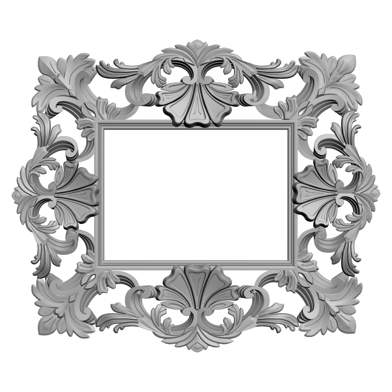 картинка Рамка резная D14-630 3D-STL.COM
