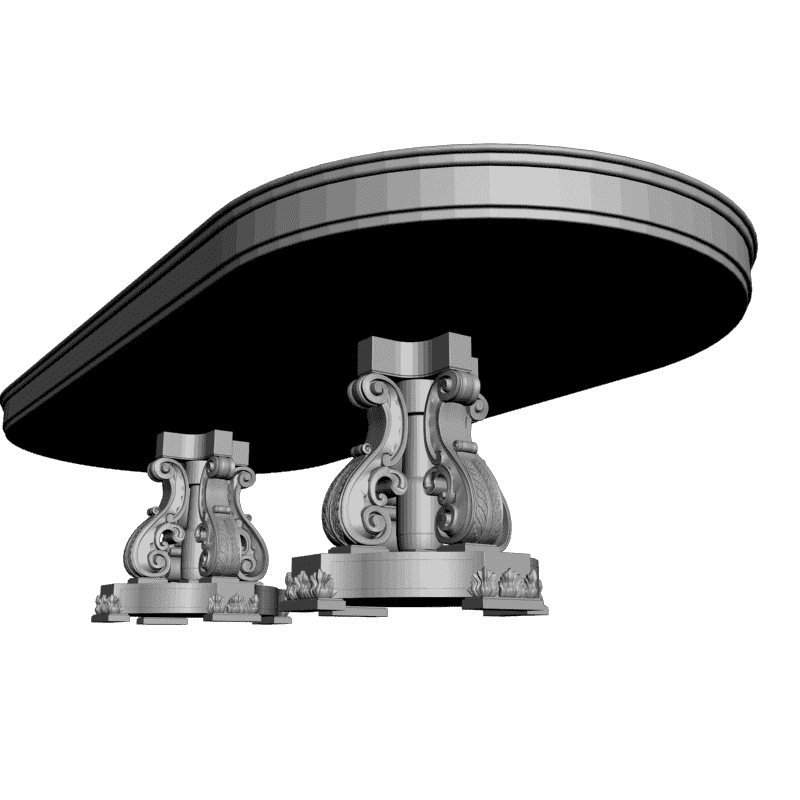 картинка Стол овальный M8-067 3D-STL.COM