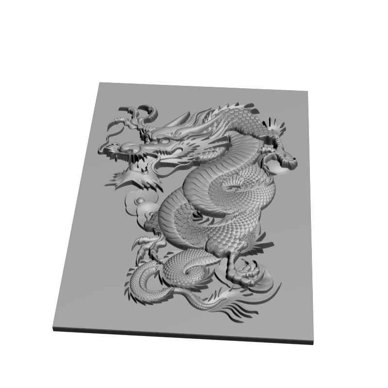 картинка Дракон D12-690 3D-STL.COM