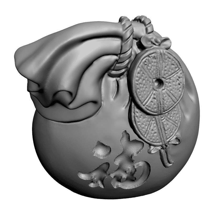 картинка Мешочек с подарками P4-146 3D-STL.COM