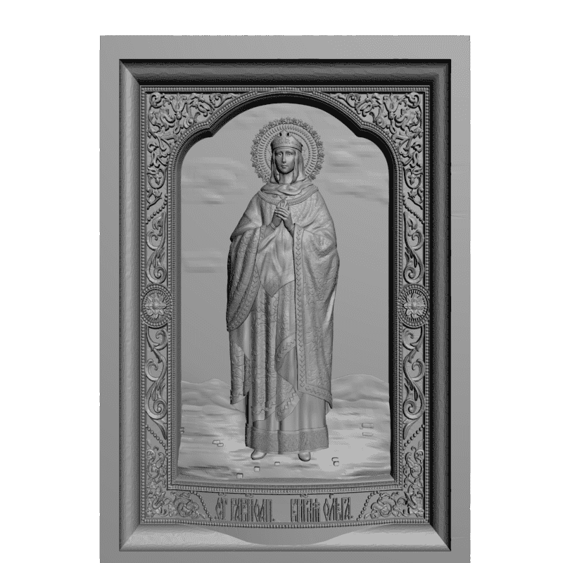 картинка Святая Княгиня Ольга V3-305 3D-STL.COM