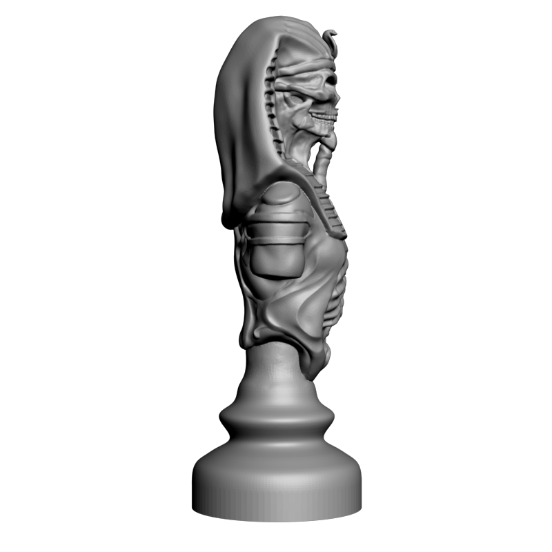 картинка Египетские мумии Король PI3-140 3D-STL.COM