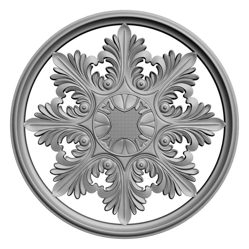 картинка Розетка резная D16-153 3D-STL.COM