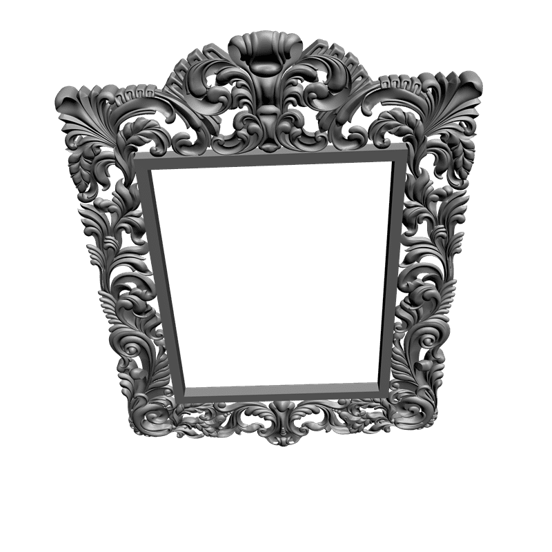 картинка Рама резная для картин и зеркал D14-091 3D-STL.COM
