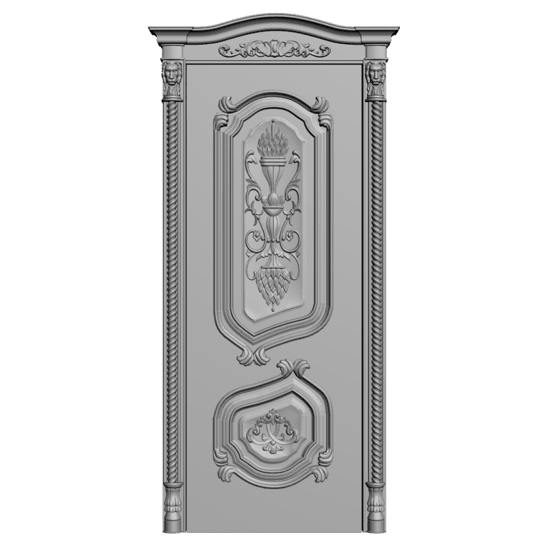 картинка Двери резные H3-061 3D-STL.COM