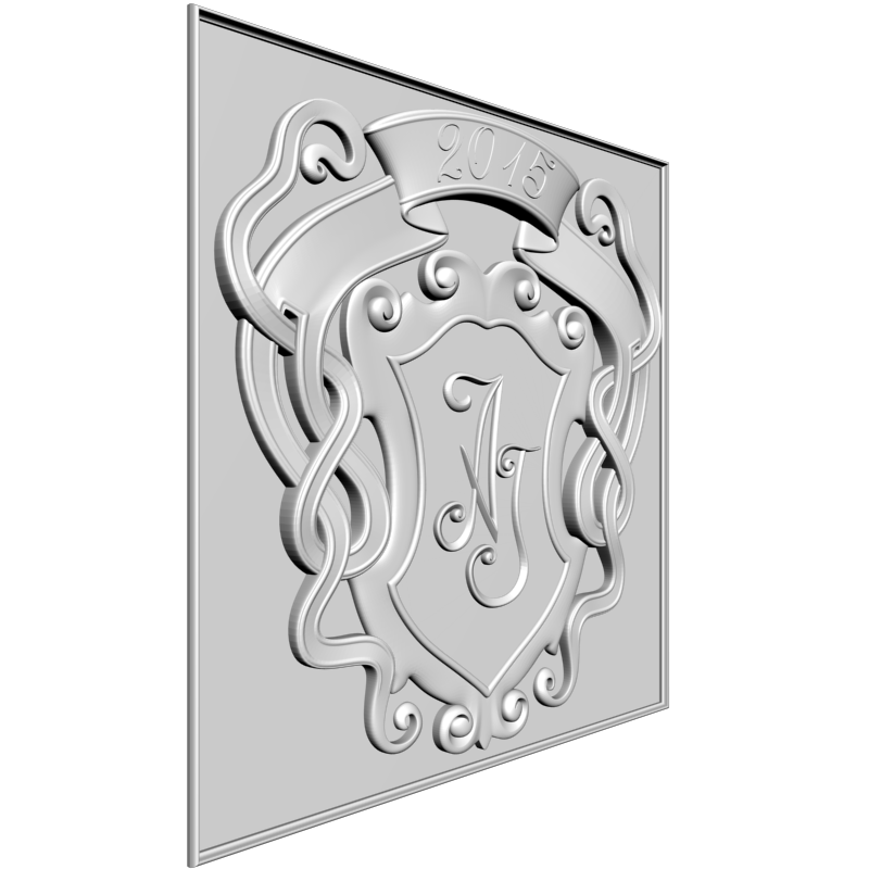 картинка Накладка резная D10-275 3D-STL.COM