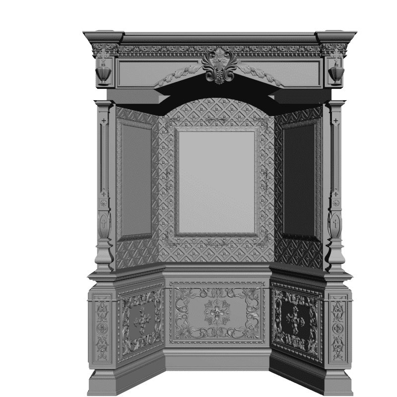 картинка Киот Гнилицы V4-024 3D-STL.COM