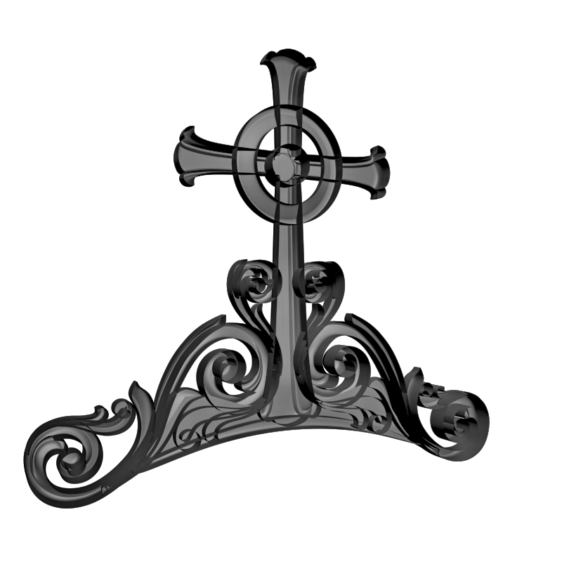картинка Арка с крестом V9-145 3D-STL.COM