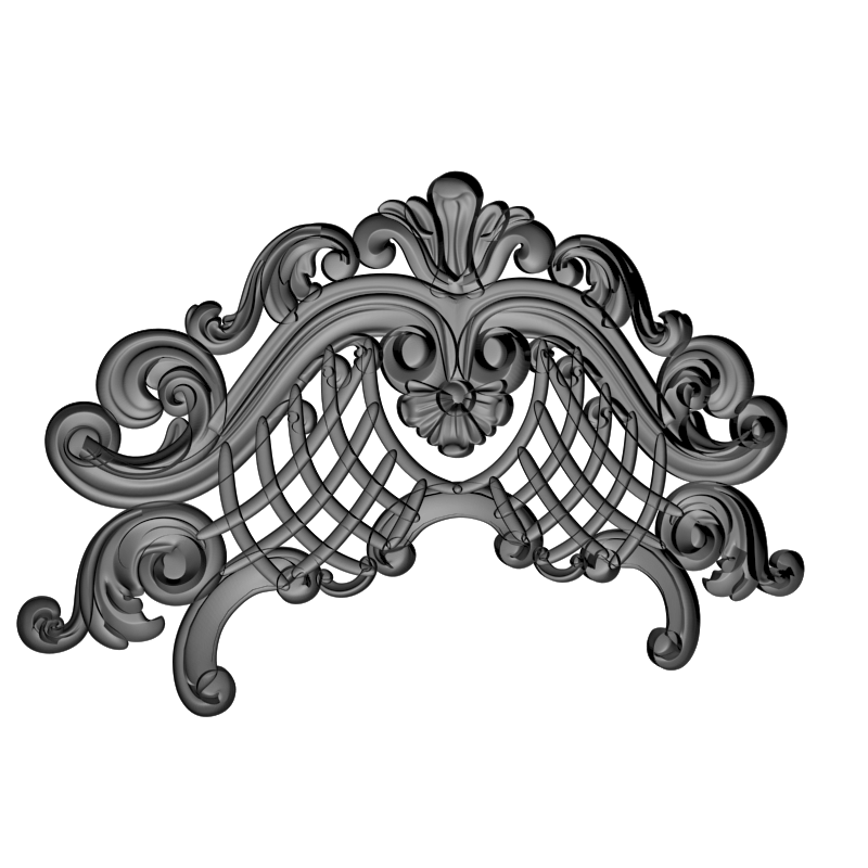 картинка Накладка декоративная рамная D10-400 3D-STL.COM
