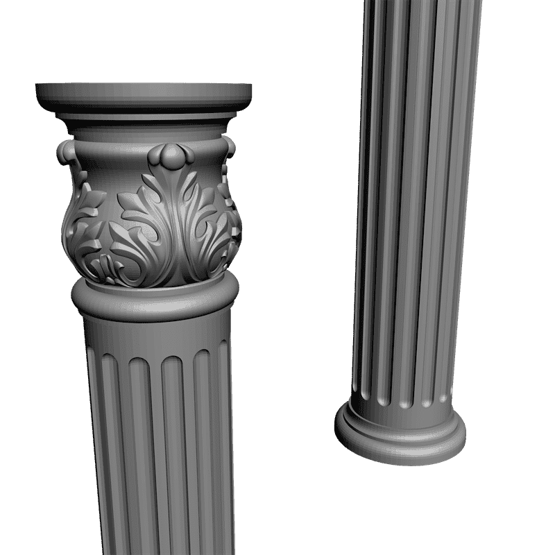 картинка Балясина D2-023 3D-STL.COM