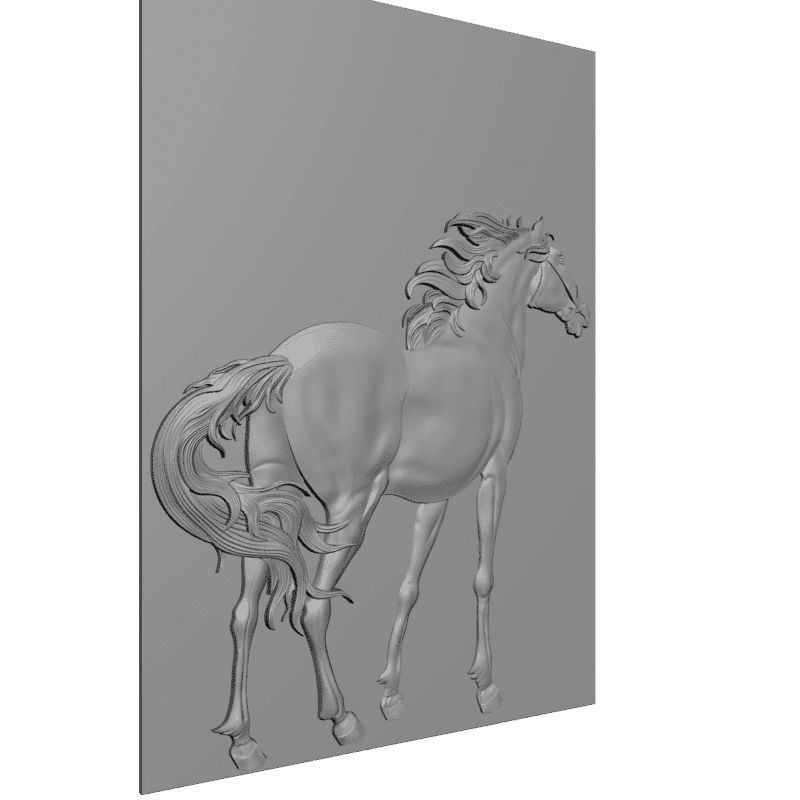 картинка Лошадь D12-342 3D-STL.COM