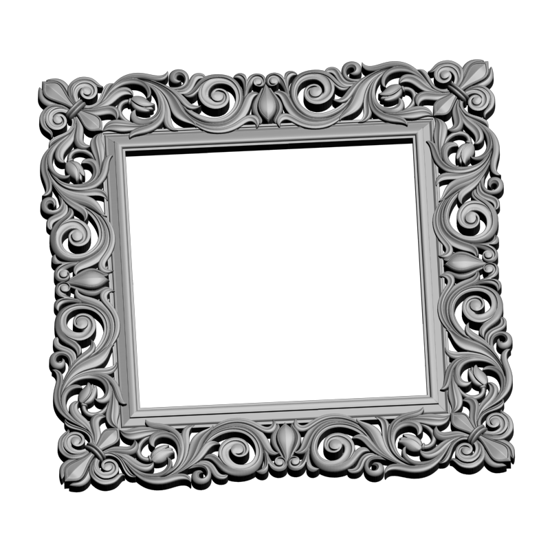 картинка Рама резная D14-514 3D-STL.COM