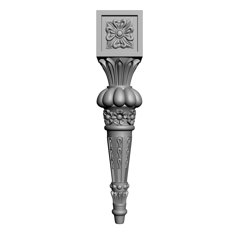 картинка Ножка мебельная M6-075 3D-STL.COM