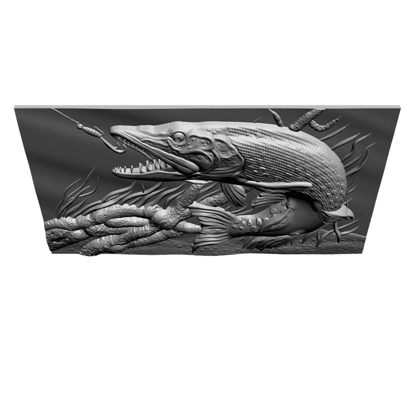 картинка Щука D12-306 3D-STL.COM