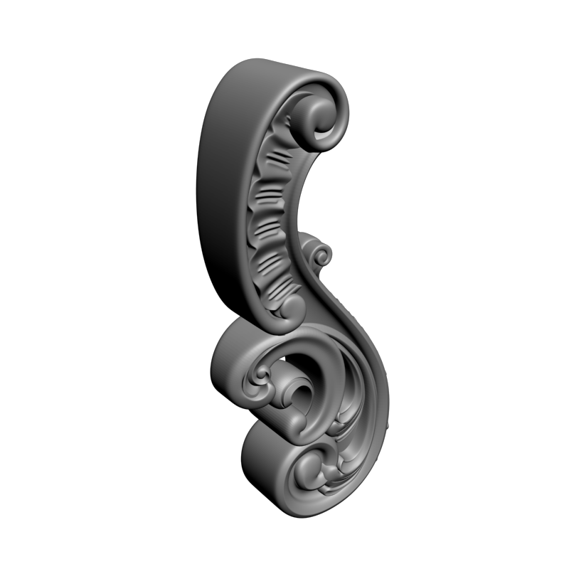картинка Элемент столба резного D17-069 3D-STL.COM