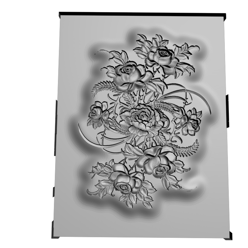 картинка Цветы F4-121 3D-STL.COM