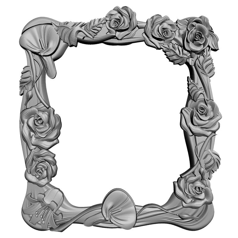 картинка Рама резная D14-227 3D-STL.COM