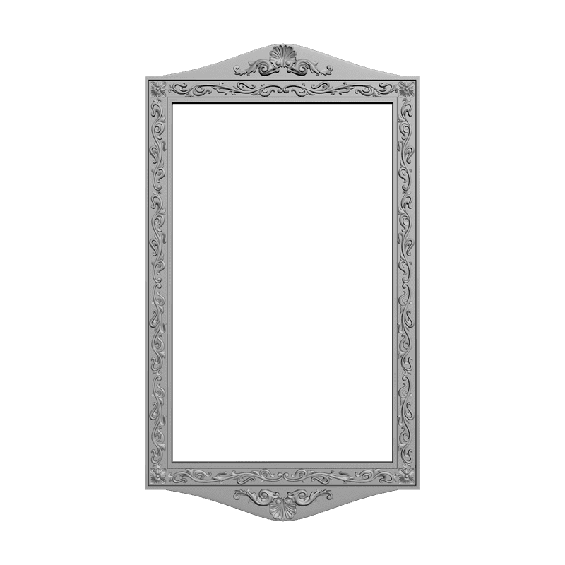 картинка Рамка резная под зеркало D14-113 3D-STL.COM