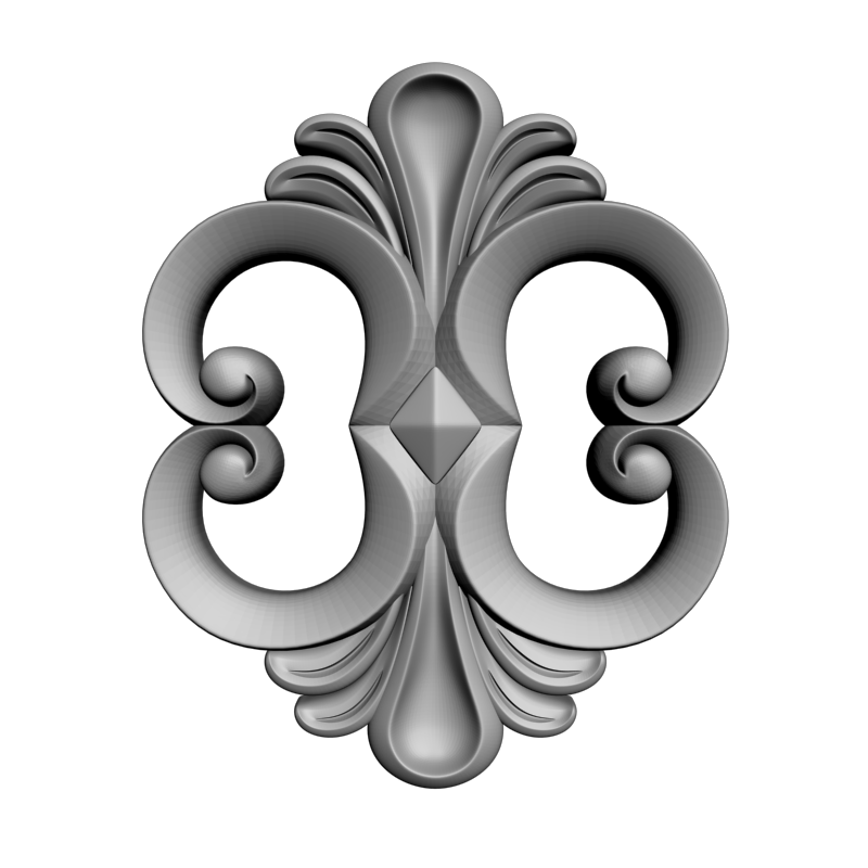 картинка Элемент декора D10-539 3D-STL.COM