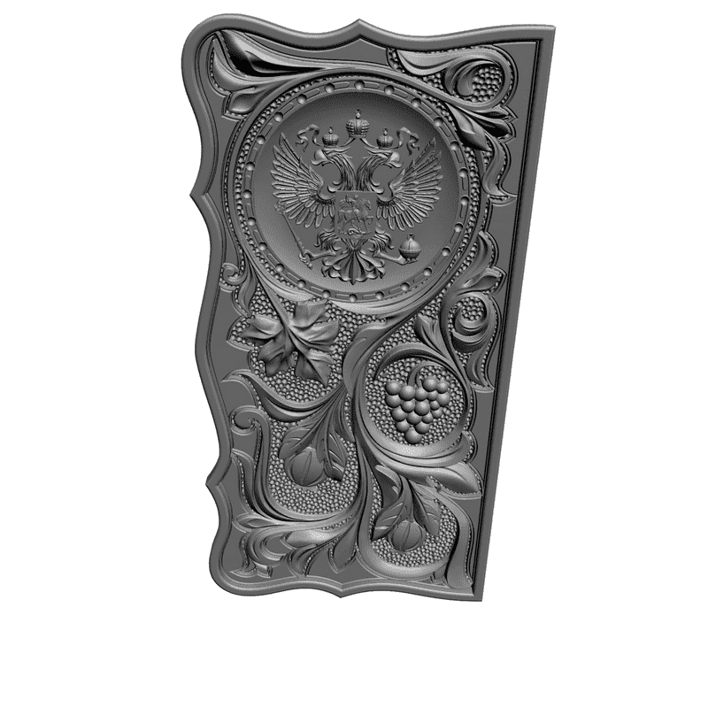картинка С гербом России PI2-010 3D-STL.COM