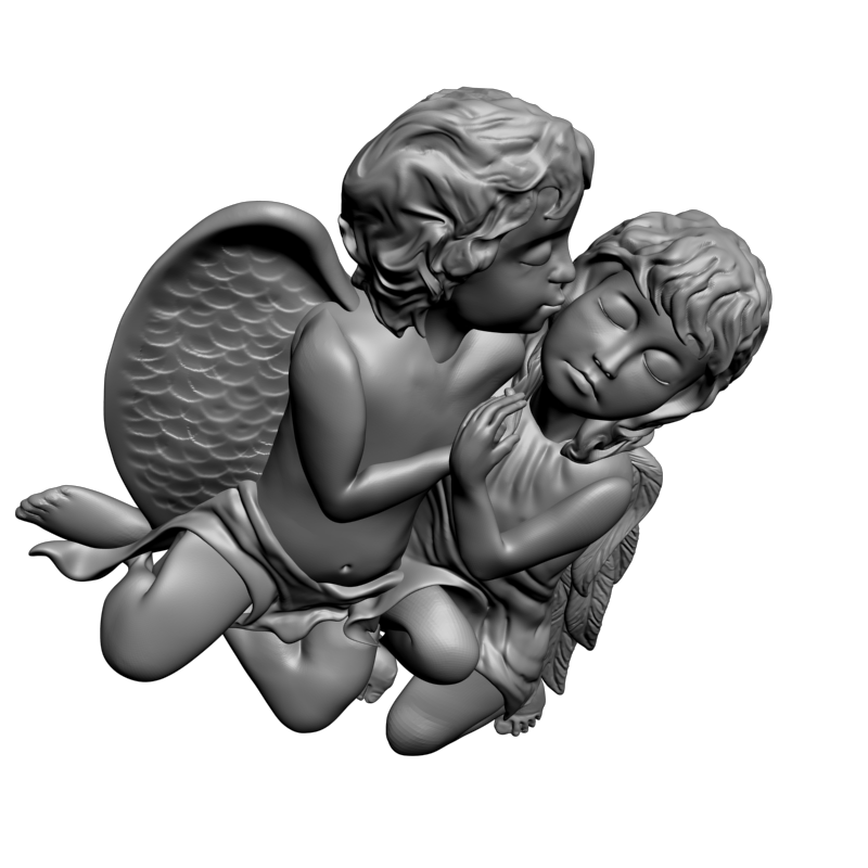 картинка Ангелы любви V1-061 3D-STL.COM
