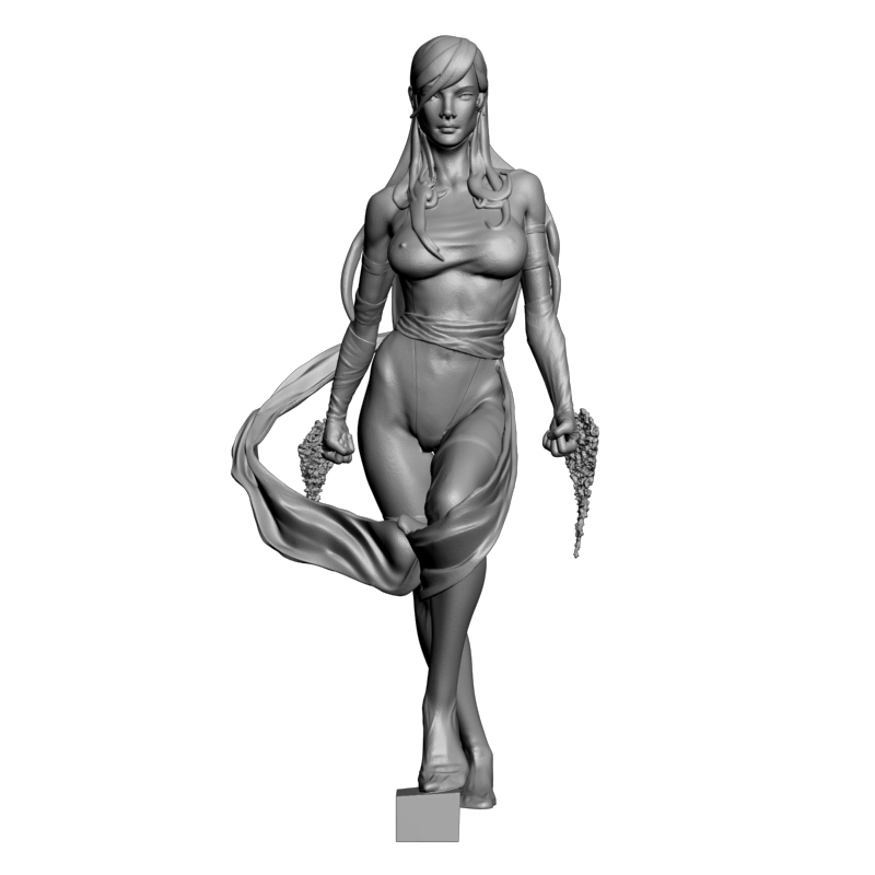 картинка Красивая девушка L3-258 3D-STL.COM