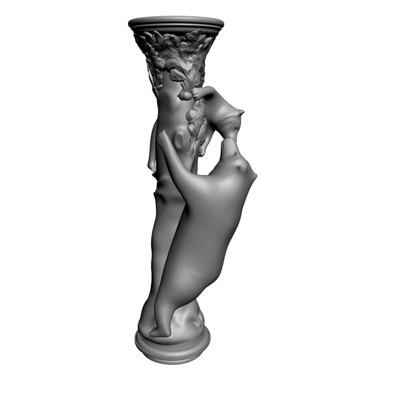 картинка Столб резной декоративный D17-073 3D-STL.COM