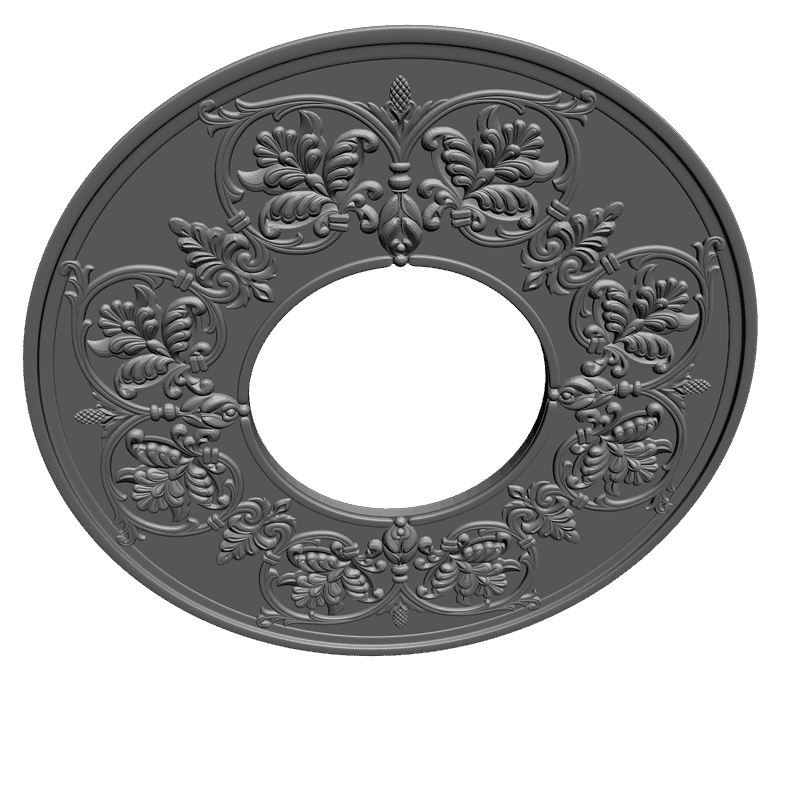 картинка Розетка резная D16-229 3D-STL.COM