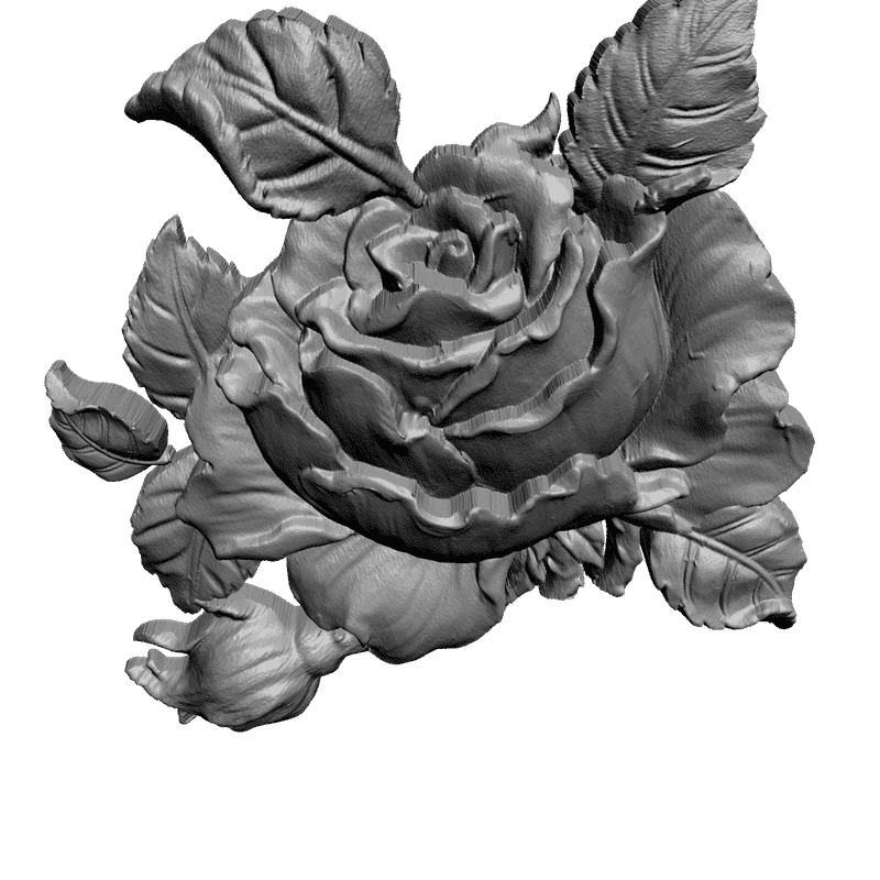 3d model rose