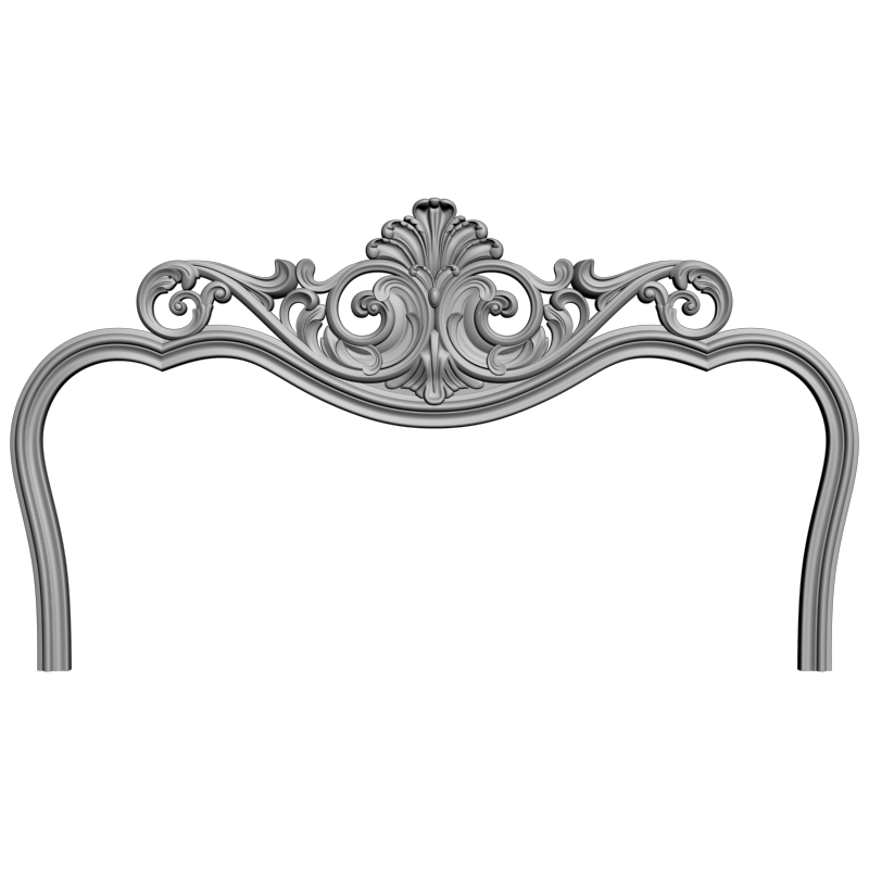 картинка Верх спинки мебельной M13-055 3D-STL.COM