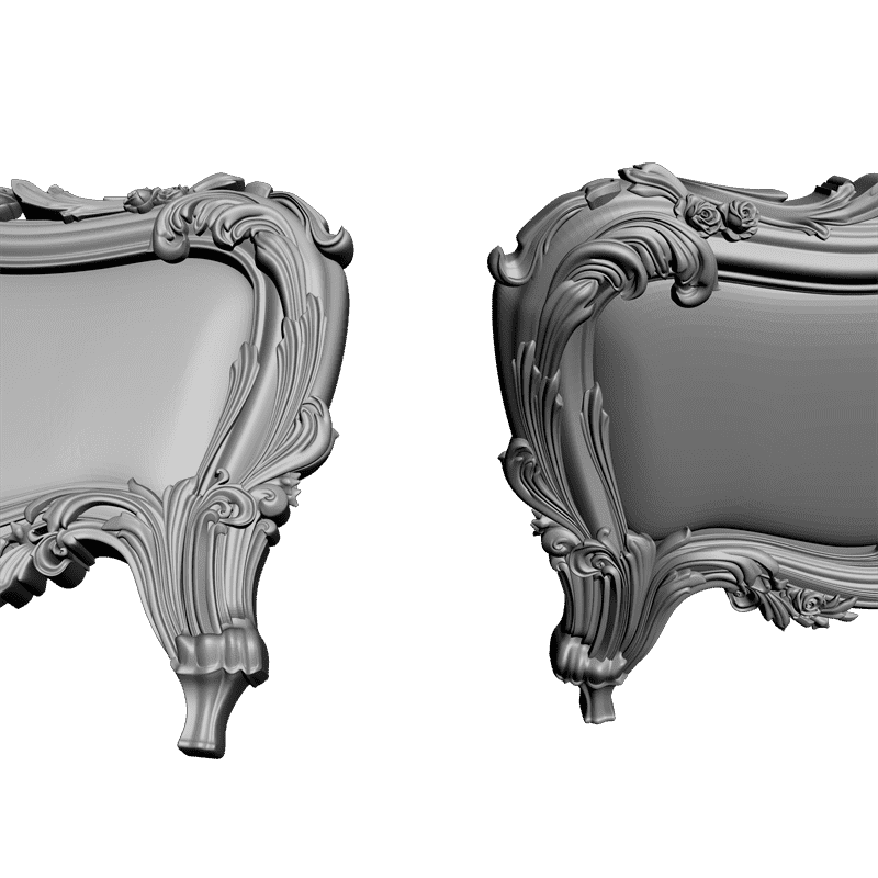 картинка Кровать M4-013 3D-STL.COM