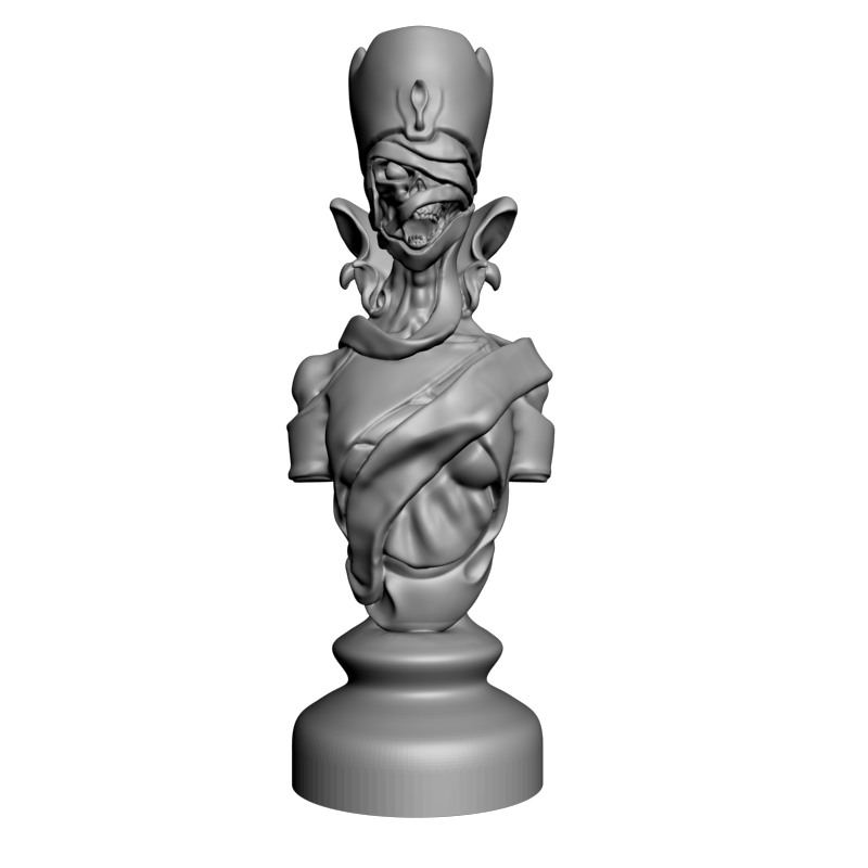 картинка Египетские мумии Королева PI3-144 3D-STL.COM