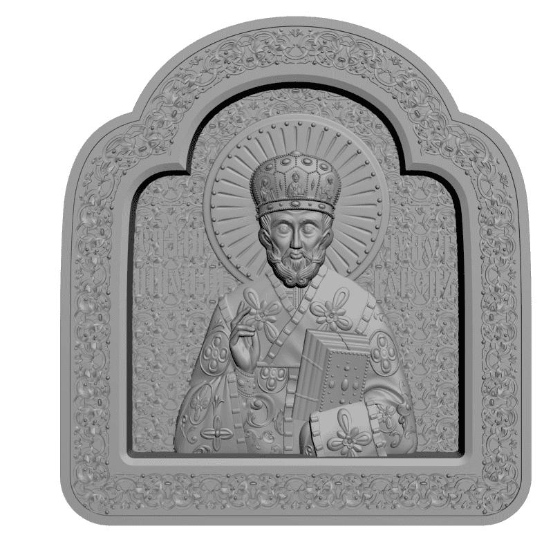 картинка Николай Чудотворец V3-306 3D-STL.COM