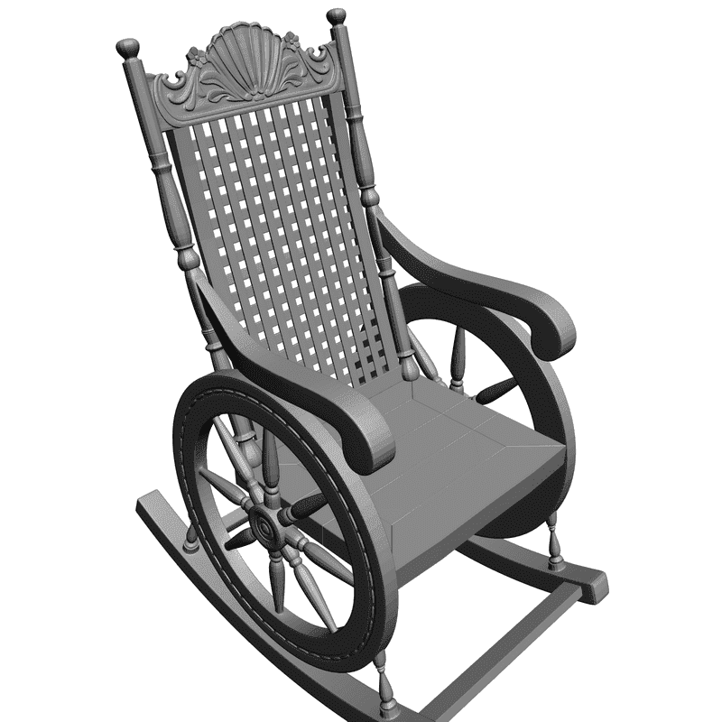 картинка Кресло-качалка M3-003 3D-STL.COM