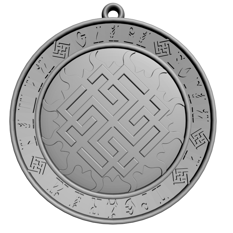 картинка Оберег Сварожич RG1-154 3D-STL.COM