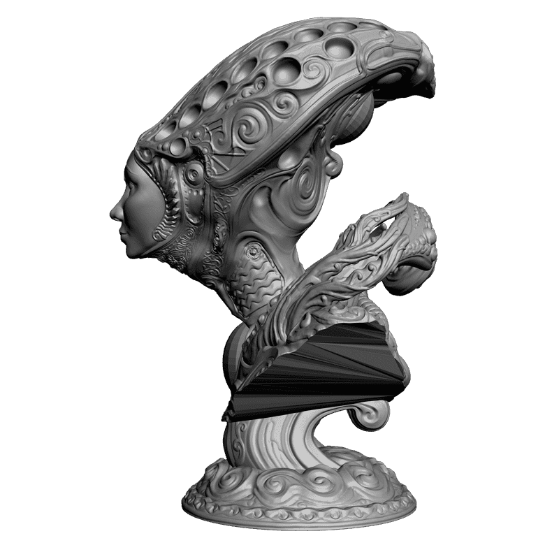 картинка Девушка L2-029 3D-STL.COM