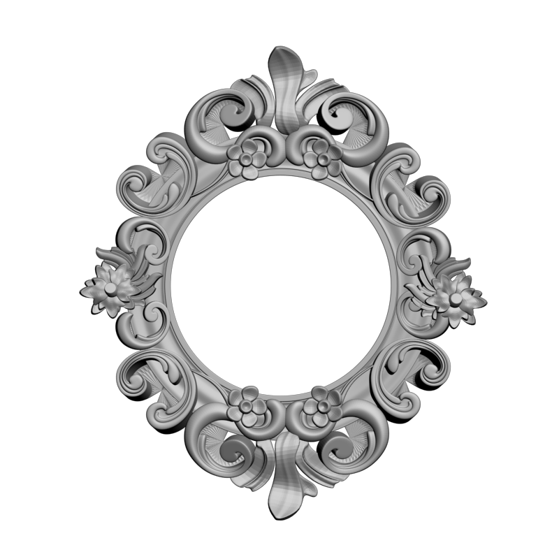 картинка Рамка резная D14-631 3D-STL.COM