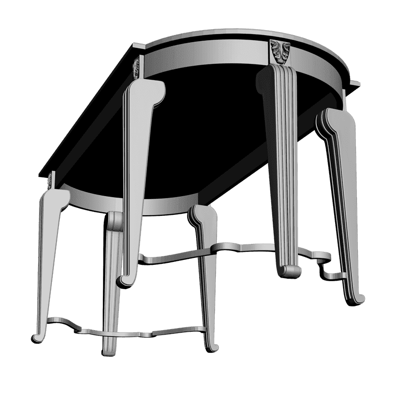 картинка Стол овальный M8-018 3D-STL.COM