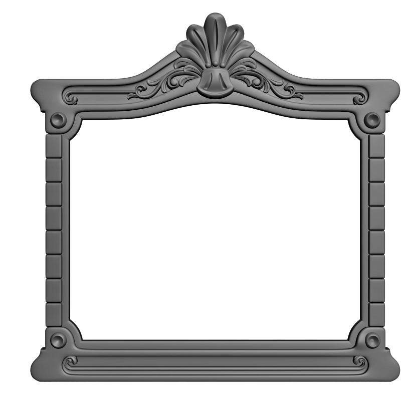 картинка Рама резная D14-452 3D-STL.COM