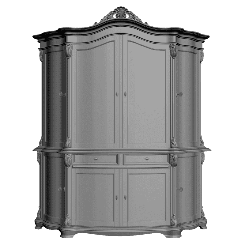 картинка Шкаф в кабинет M11-008 3D-STL.COM