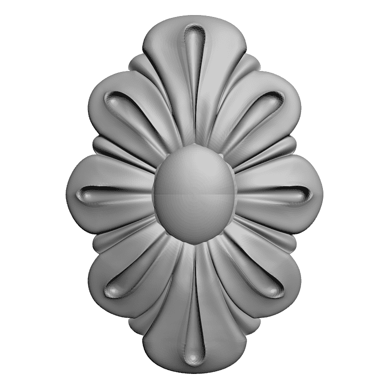 картинка Розетка резная D16-029 3D-STL.COM