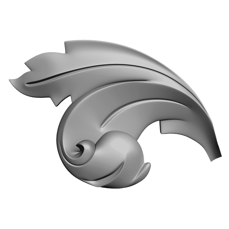 картинка Накладка резная D10-168 3D-STL.COM