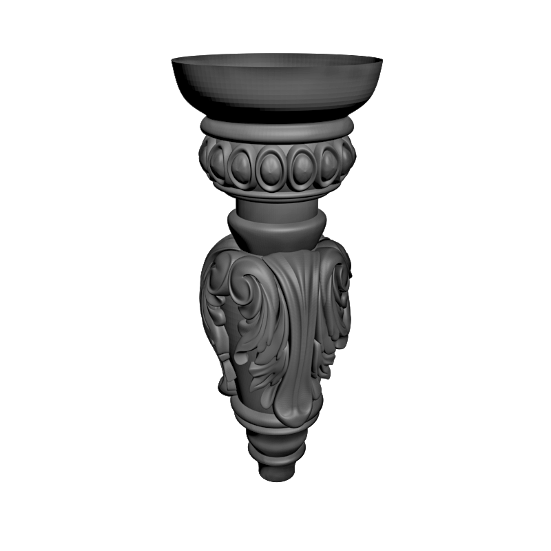 картинка Ножка мебельная M6-109 3D-STL.COM
