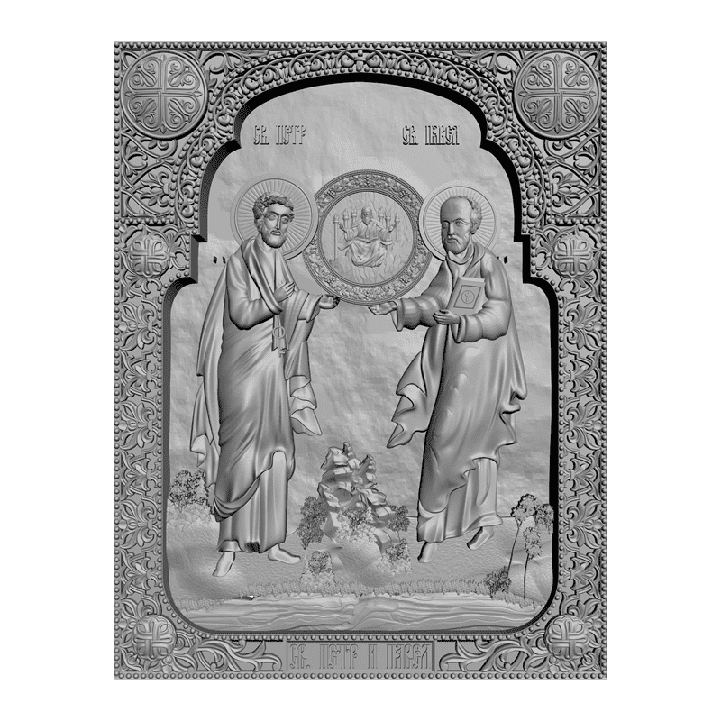 картинка Петр и Павел V3-115 3D-STL.COM