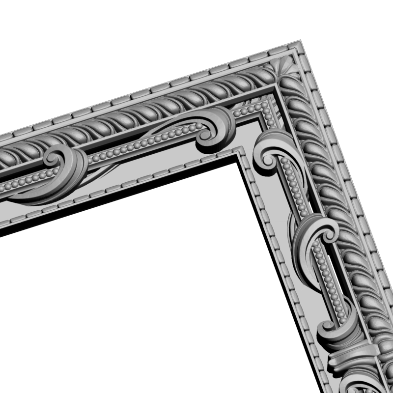 картинка Рама резная D14-487 3D-STL.COM